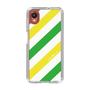 スリムプロテクションケース［ Big Stripe - Green × Yellow ］