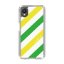 スリムプロテクションケース［ Big Stripe - Green × Yellow ］