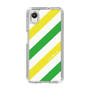 スリムプロテクションケース［ Big Stripe - Green × Yellow ］