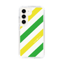 スリムプロテクションケース［ Big Stripe - Green × Yellow ］