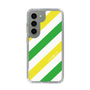 スリムプロテクションケース［ Big Stripe - Green × Yellow ］