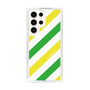 スリムプロテクションケース［ Big Stripe - Green × Yellow ］