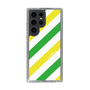 スリムプロテクションケース［ Big Stripe - Green × Yellow ］