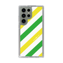 スリムプロテクションケース［ Big Stripe - Green × Yellow ］
