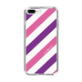 スリムプロテクションケース［ Big Stripe - Purple × Pink ］