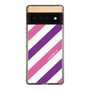 スリムプロテクションケース［ Big Stripe - Purple × Pink ］