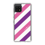 スリムプロテクションケース［ Big Stripe - Purple × Pink ］