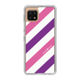 スリムプロテクションケース［ Big Stripe - Purple × Pink ］
