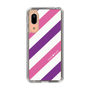 スリムプロテクションケース［ Big Stripe - Purple × Pink ］