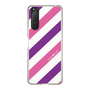 スリムプロテクションケース［ Big Stripe - Purple × Pink ］
