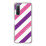 スリムプロテクションケース［ Big Stripe - Purple × Pink ］