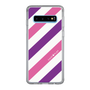 スリムプロテクションケース［ Big Stripe - Purple × Pink ］