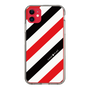 スリムプロテクションケース［ Big Stripe - Red × Black ］