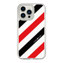 スリムプロテクションケース［ Big Stripe - Red × Black ］