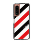 スリムプロテクションケース［ Big Stripe - Red × Black ］