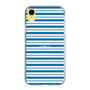 スリムプロテクションケース［ Small Border - Blue ］