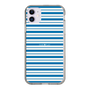 スリムプロテクションケース［ Small Border - Blue ］