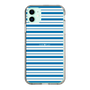スリムプロテクションケース［ Small Border - Blue ］