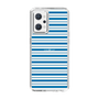 スリムプロテクションケース［ Small Border - Blue ］