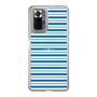 スリムプロテクションケース［ Small Border - Blue ］