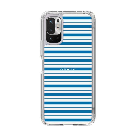 スリムプロテクションケース［ Small Border - Blue ］