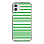 スリムプロテクションケース［ Small Border - Green ］
