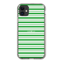 スリムプロテクションケース［ Small Border - Green ］
