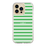 スリムプロテクションケース［ Small Border - Green ］