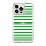 スリムプロテクションケース［ Small Border - Green ］