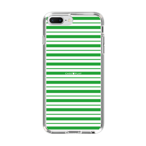 スリムプロテクションケース［ Small Border - Green ］