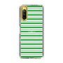 スリムプロテクションケース［ Small Border - Green ］