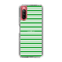 スリムプロテクションケース［ Small Border - Green ］