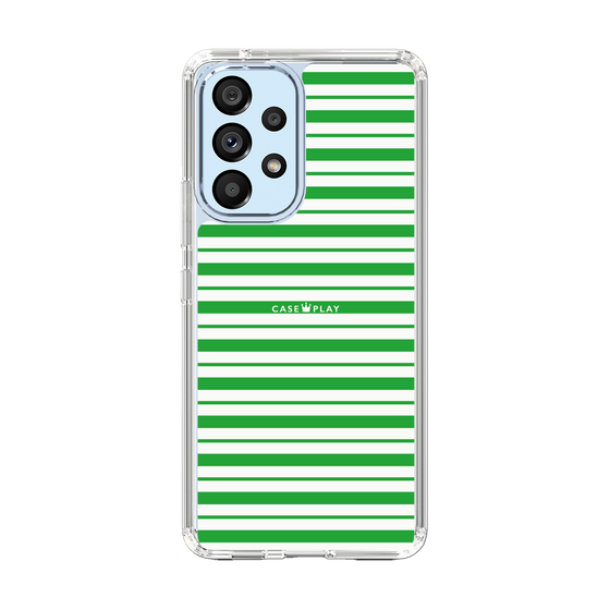 スリムプロテクションケース［ Small Border - Green ］