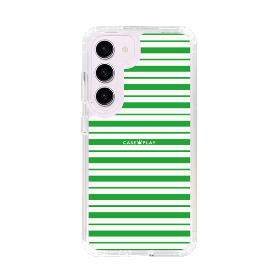 スリムプロテクションケース［ Small Border - Green ］