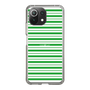 スリムプロテクションケース［ Small Border - Green ］