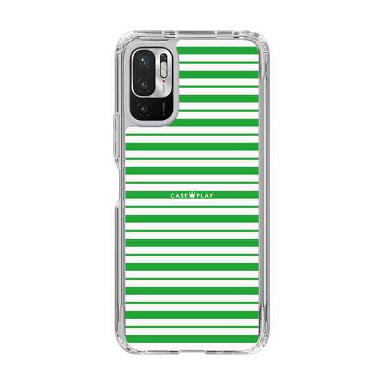 スリムプロテクションケース［ Small Border - Green ］