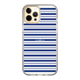 スリムプロテクションケース［ Small Border - Navy ］