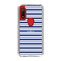 スリムプロテクションケース［ Small Border - Navy ］