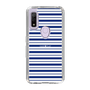 スリムプロテクションケース［ Small Border - Navy ］