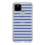 スリムプロテクションケース［ Small Border - Navy ］