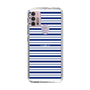 スリムプロテクションケース［ Small Border - Navy ］