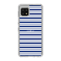 スリムプロテクションケース［ Small Border - Navy ］