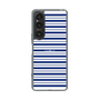 スリムプロテクションケース［ Small Border - Navy ］