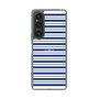スリムプロテクションケース［ Small Border - Navy ］