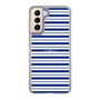 スリムプロテクションケース［ Small Border - Navy ］