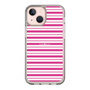 スリムプロテクションケース［ Small Border - Pink ］