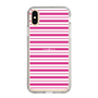 スリムプロテクションケース［ Small Border - Pink ］