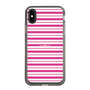 スリムプロテクションケース［ Small Border - Pink ］