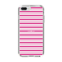 スリムプロテクションケース［ Small Border - Pink ］