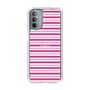 スリムプロテクションケース［ Small Border - Pink ］